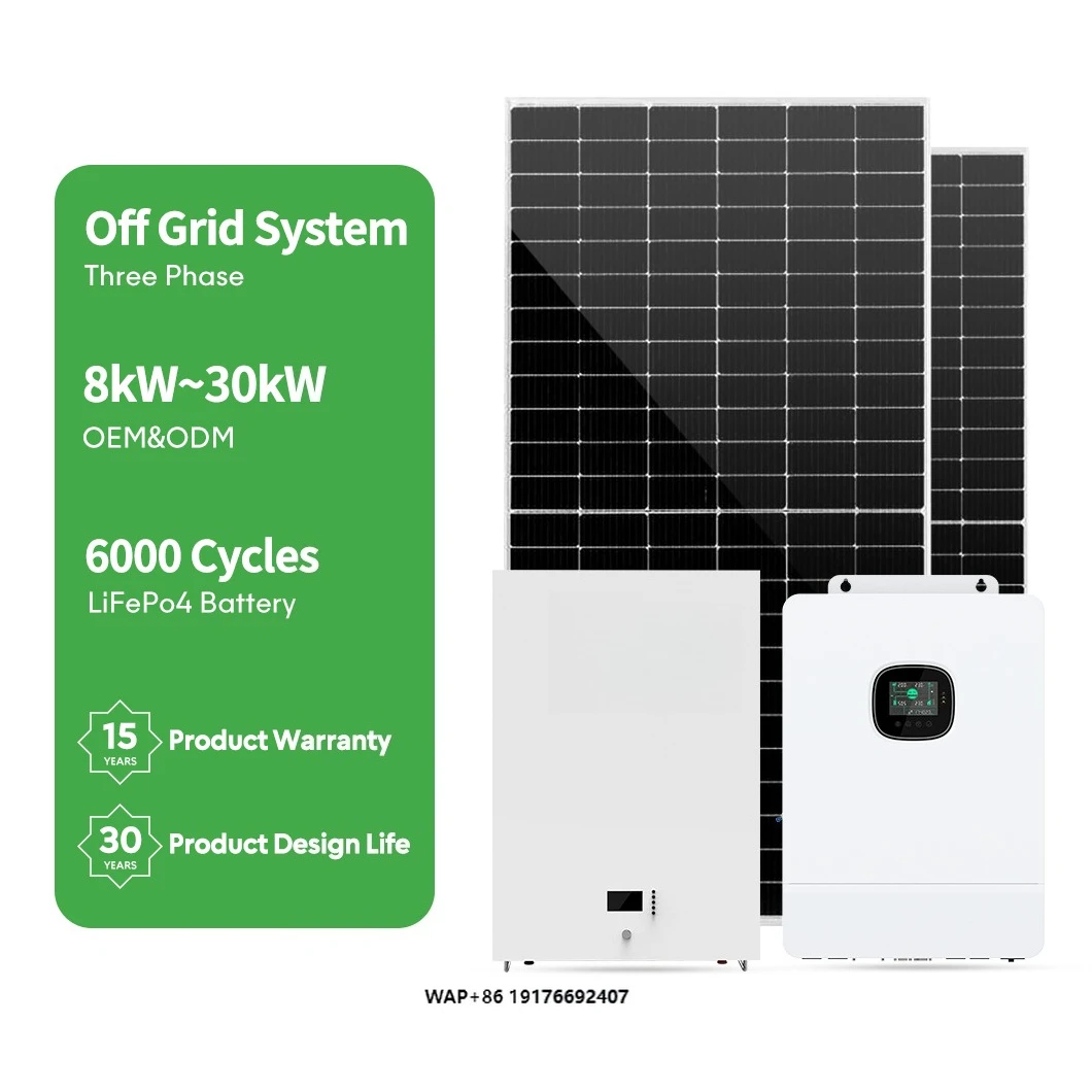 All in One Three Phase 220v/380v 20kw Solar System Off Grid Complete Set Off the Grid Solar System Packages