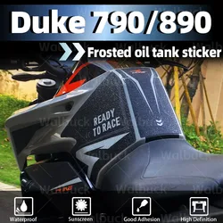 Motorcycle Fuel Tank Stickers Gas Cap Frosted Protector Pad Accessories Decals Waterproof For r2r duke 890r/gp 790 DUKE 890