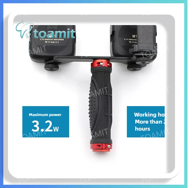 

Professional Dental Photography LED Light, Bluetooth Smartphone Fill Flash for Oral Teeth Shooting, Portable Handheld Kit