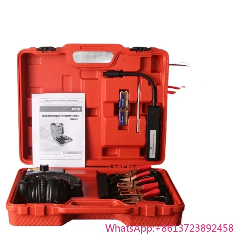 

Automotive Electronic Stethoscope, Six-channel Stethoscope, Engine Chassis Gearbox Abnormal Sound Test Detector