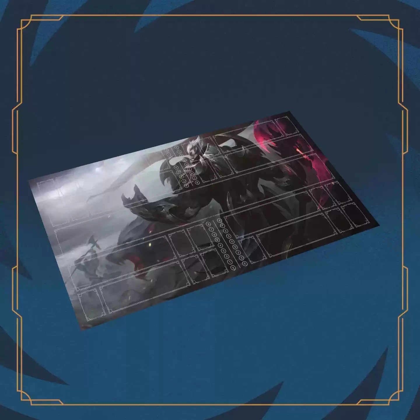 แผ่นรองเล่นการ์ดเกม Riftbound ขนาด 1200x600 มม. สำหรับ 4 ผู้เล่น ลายการ์ตูนอนิเมะ Teemo Jinx เหมาะสำหรับงานปาร์ตี้ที่บ้าน เกมเทรดการ์ดขนาดใหญ่