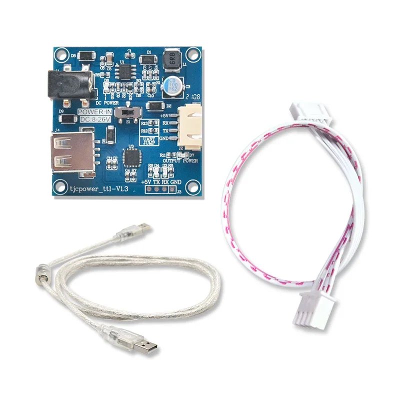 Serial LCD screen host computer USB to TTL adapter board RS232 upgrade USB to TTL module power board