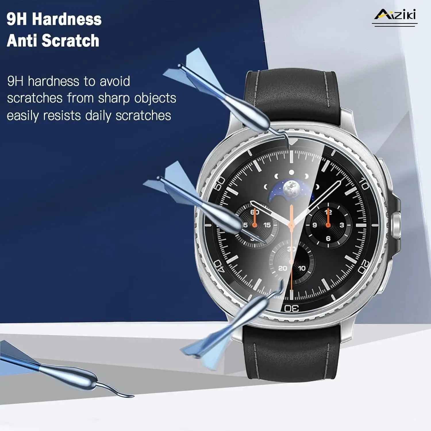 الزجاج المقسى لساعة سامسونج جالاكسي 8 الكلاسيكية 46 مللي متر 44 مللي متر 40 مللي متر اكسسوارات HD فيلم هيدروليكي جالاكسي ساعة 8 واقي للشاشة #2