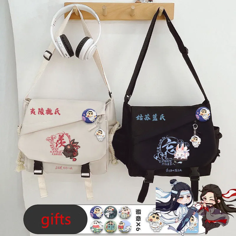 

Anime Grandmaster of Demonic Cultivation Mo Dao Zu Shi Bento Bag Wei Wu Xian Lan Wang Ji Cute Bag Japan Handbag student gifts