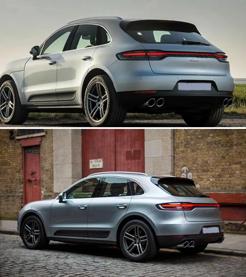 

Задний фонарь для Porsche Macan 2014-2017, светодиодные сквозные задние фонари в сборе, режим заднего поворота, стоп-сигнал, DRL, автомобильный аксессуар, модифицированный