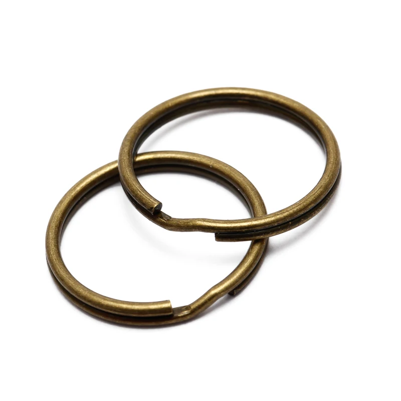 16/20/50mm 50pcs/lot Diy Metal Key Holder Split Rings Unisex Keyring Keychain Keyfob Accessories Keychain Making Accessories