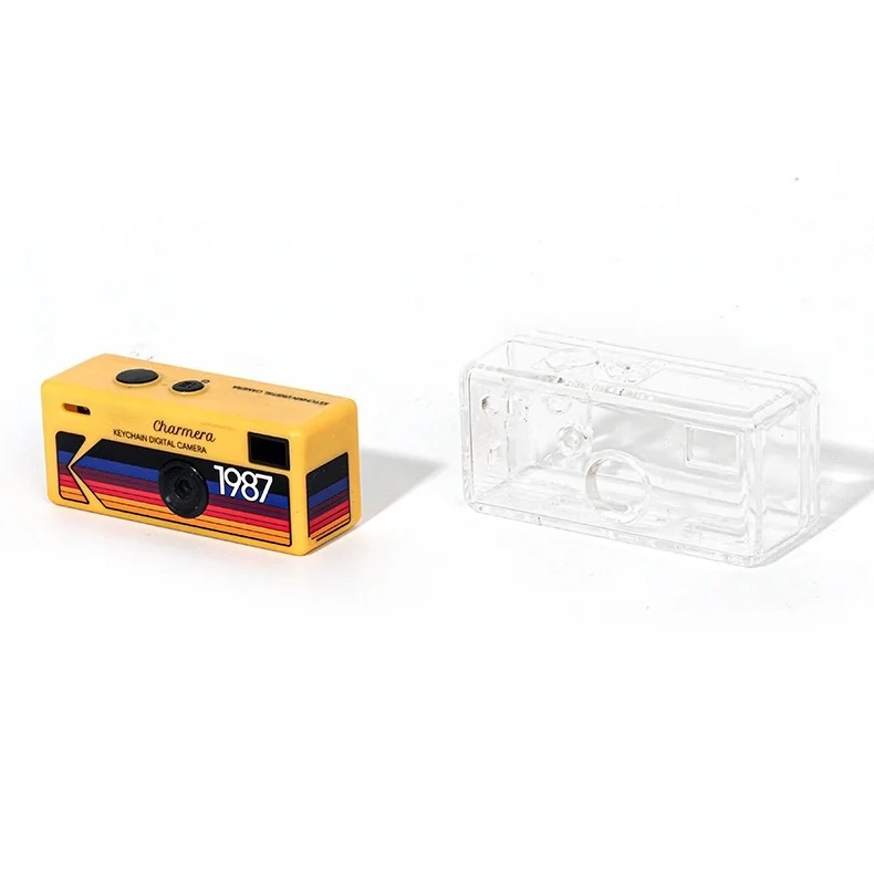 

Ultra Clear Soft Protective Cover for Kodak 1987 Charmera Keychain Digital Camera Transparent Shockproof Case