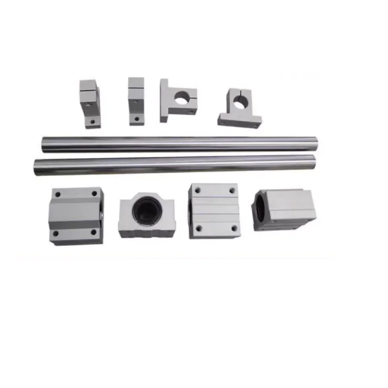 3D Printer Guide Rail Set Length 300-1150mm + Linear Shaft 8/10/12/16/20mm + SK8 SC8/10/12/16/20UU/LUU + Nut Housing + Joint CNC