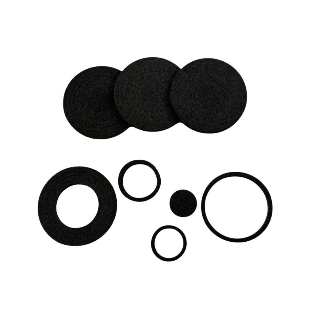 56Pcs Black EVA Foam Gaskets Adjustable 16/20/25/27/30/35/40/46mm Protective Pads for Coin Case Collection Supply (Only Gaskets)
