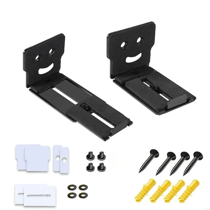 W8KE Quality Wall Mount Speaker Stand for Optimals Music Placement Mounting Brackets