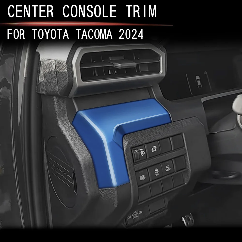 

Car Accessories For Toyota Tacoma 2024 Interior Front Center Console Decoration Trim 2pcs ( Only fit 14.3-inch screen