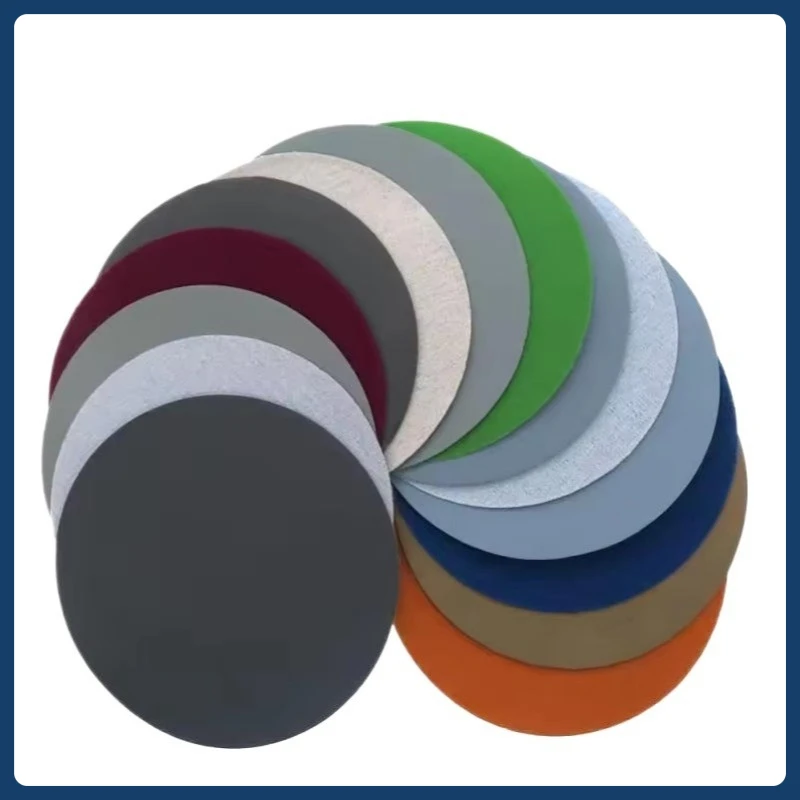 ورق صنفرة مائي على شكل قرص متدفق، خرز بوذي جاف ورطب وتلميع دقيق اليشم 400-10000 شبكة