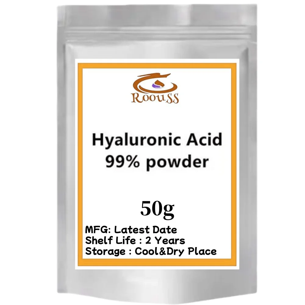 Cosmetic raw materials pure low molecular weight hyaluronic acid in powder skin care cosmetic grade 1000g free shippping