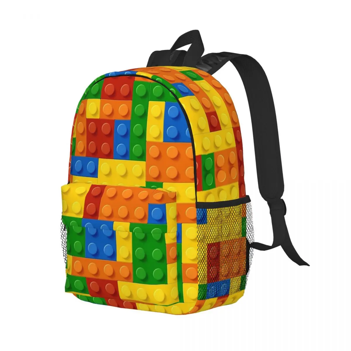 Building Blocks Construction Brick Backpacks Boys Girls Bookbag Cartoon Children School Bags Laptop Rucksack Shoulder Bag