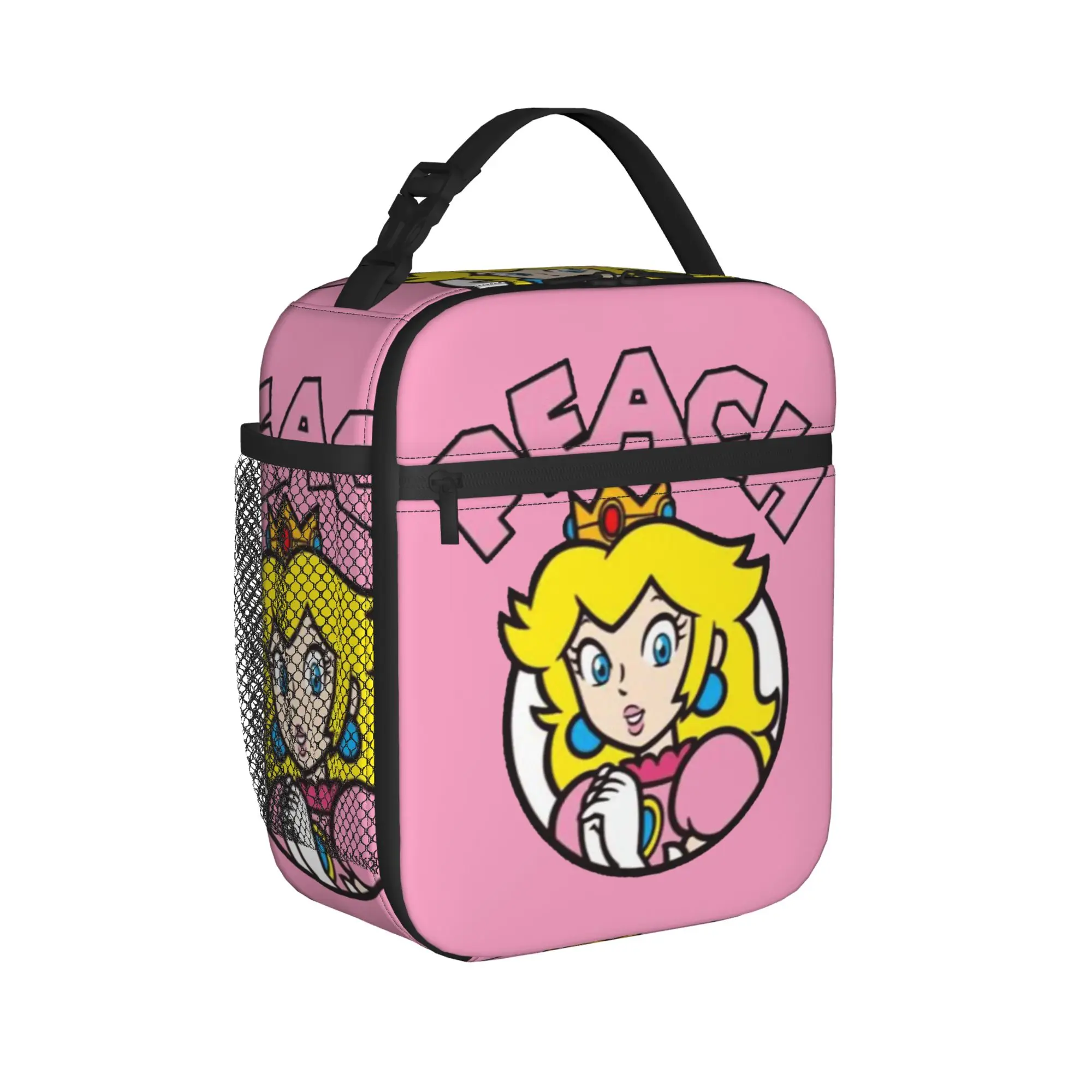 

Marioes characters Accessories Insulated Lunch Bag For Office Food Box Portable Thermal Cooler Lunch Boxes