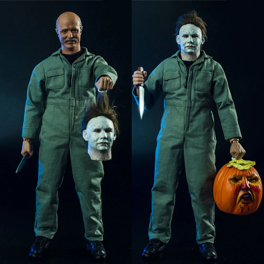 

Collectable BBK009 1/6 Scale Halloween Late Night Killer Michael Myers with Mask Full Set Toy 12" Action Figure Model for Fans