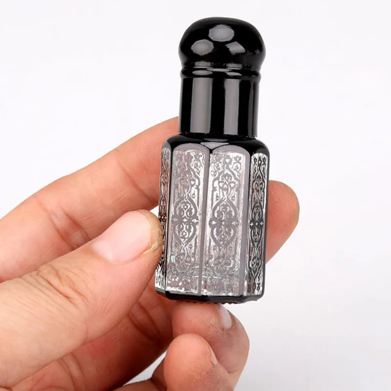 10/30pcs 3/6/12ml Perfume Bottles Crystal Bottle Gold Luxury Refillable Essential Oils Bottles Bronzing Liquid Bottle Containers