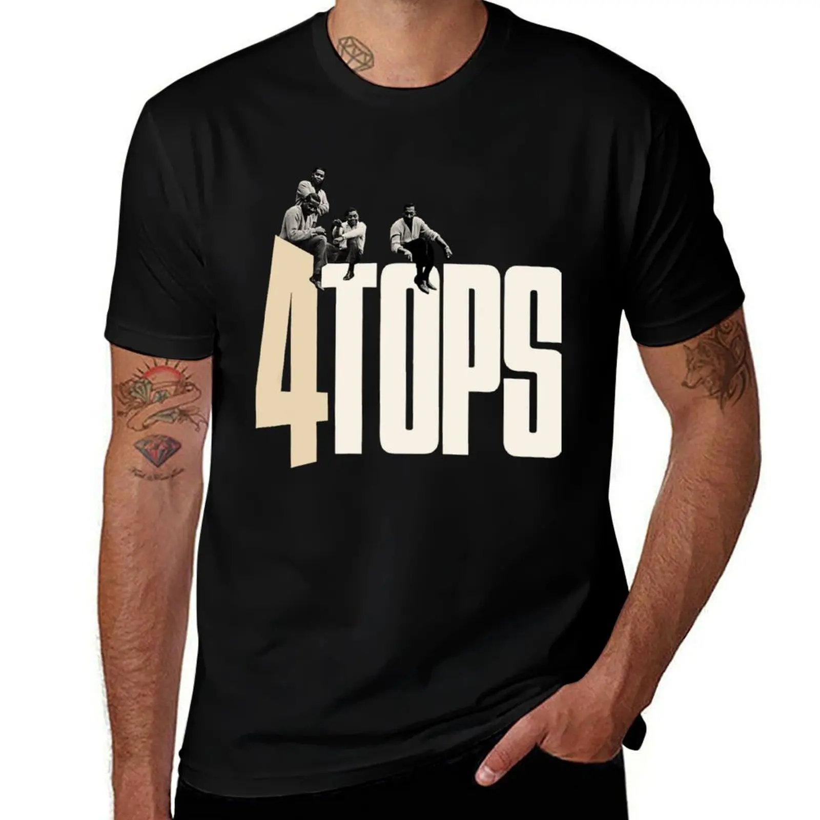 

4 Tops T-Shirt man t shirt luxury t shirt personalised man t shirts cotton T-shirt