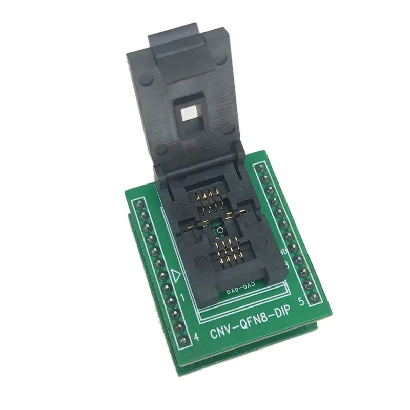 AEE3-QFN8 DFN8 WSON8 Programming Socket Pin Pitch 1.27Mm IC Body Size 6X8 Mm Clamshell Test Socket ZIF Adapter Kelivn Socket