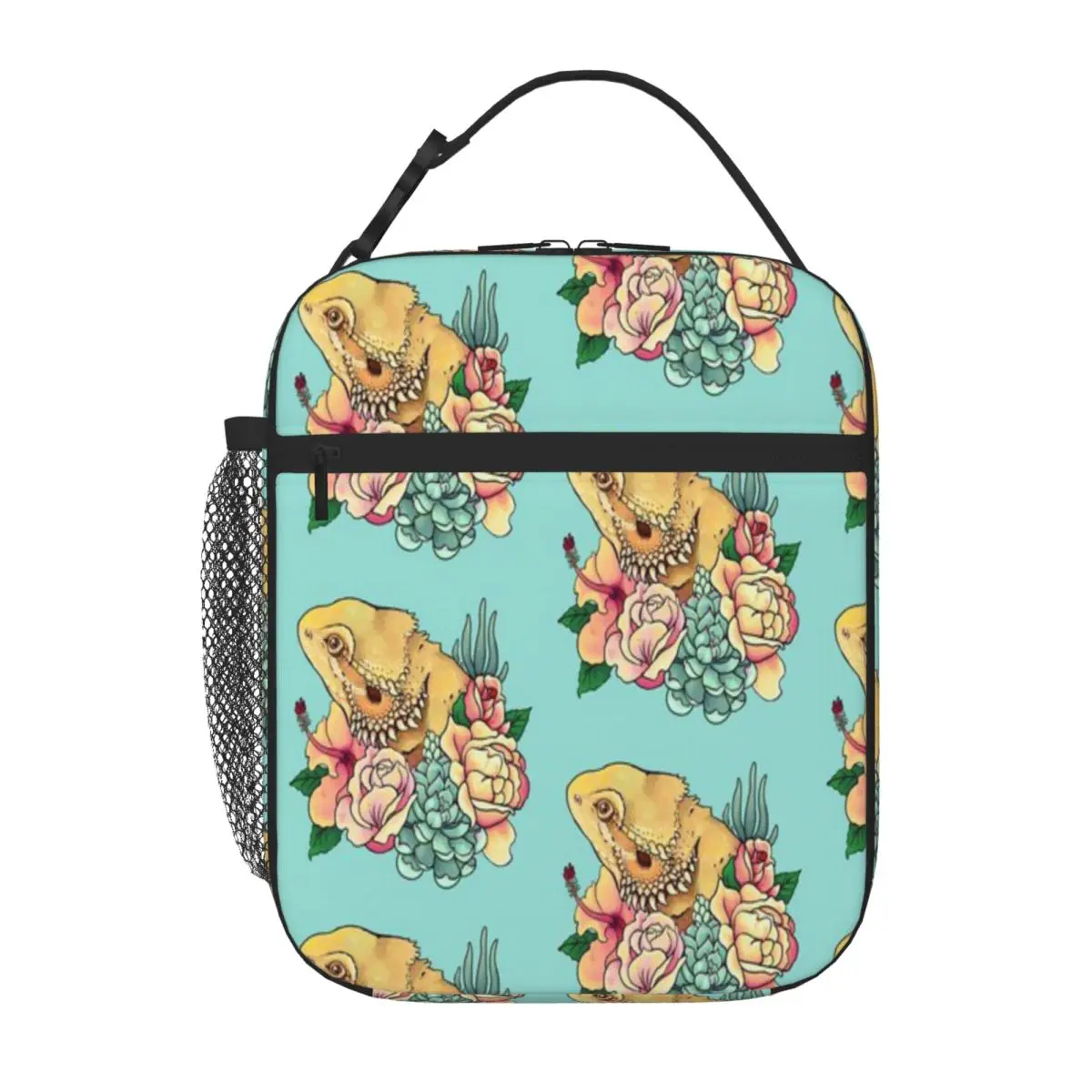 Hot Sale Pastel Bearded Dragon Feminine Student Lunch Bag Gym Post-Workout Meal Bag