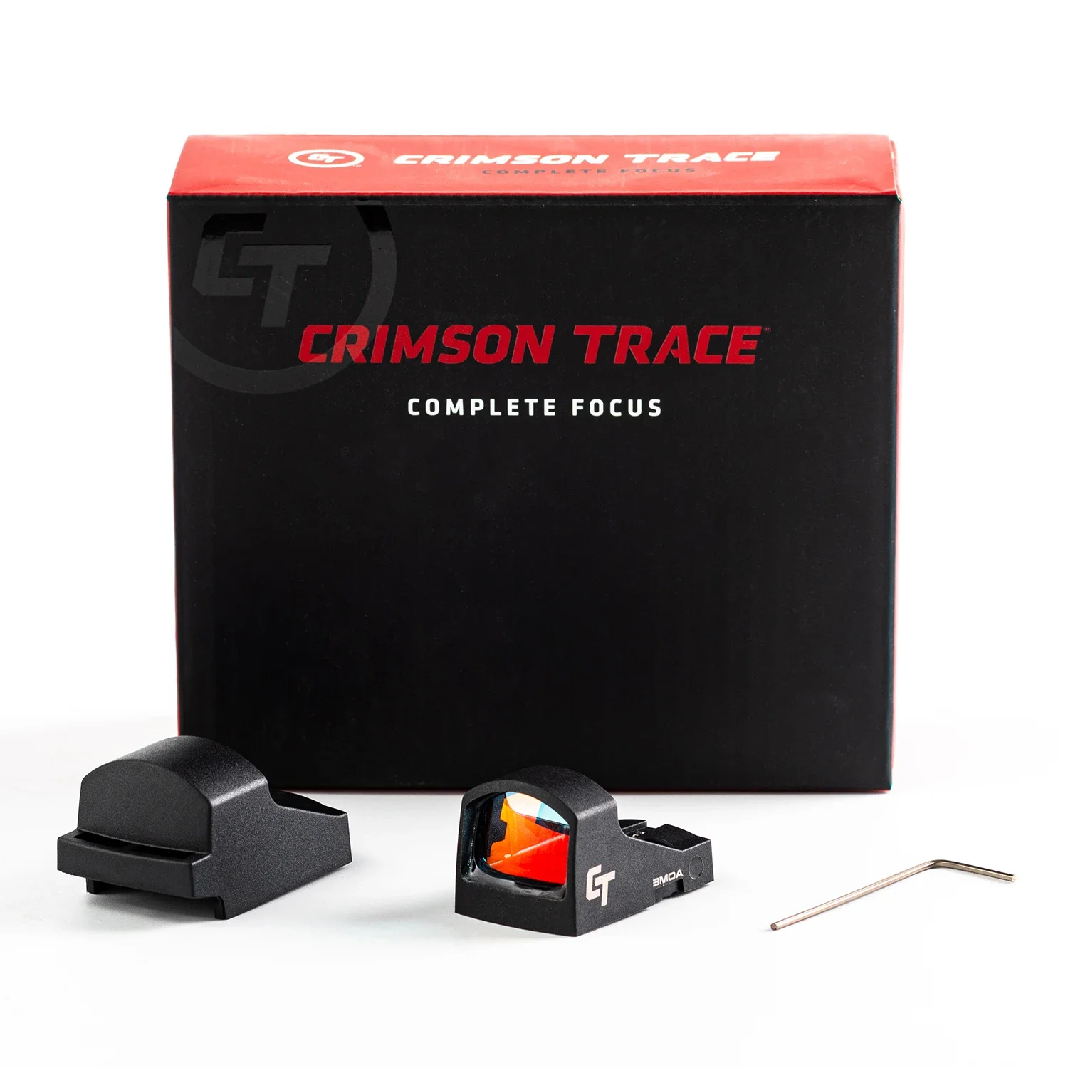 Crimson Trace CTS-1550 Ultra Compact Open Reflex Pistol Sight with LED 3.0 MOA Red Dot and Integrated Co-Witness for Handguns