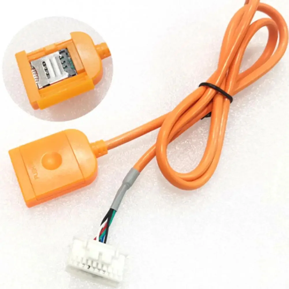 SIM Card Slot Adapter 4G 20P Cable Connector Designed For for Android Stereo Radio Head Units and Navigation Systems
