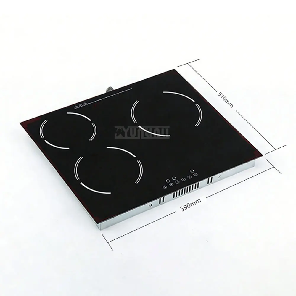 Multi head embedded electric ceramic stove and electromagnetic stove