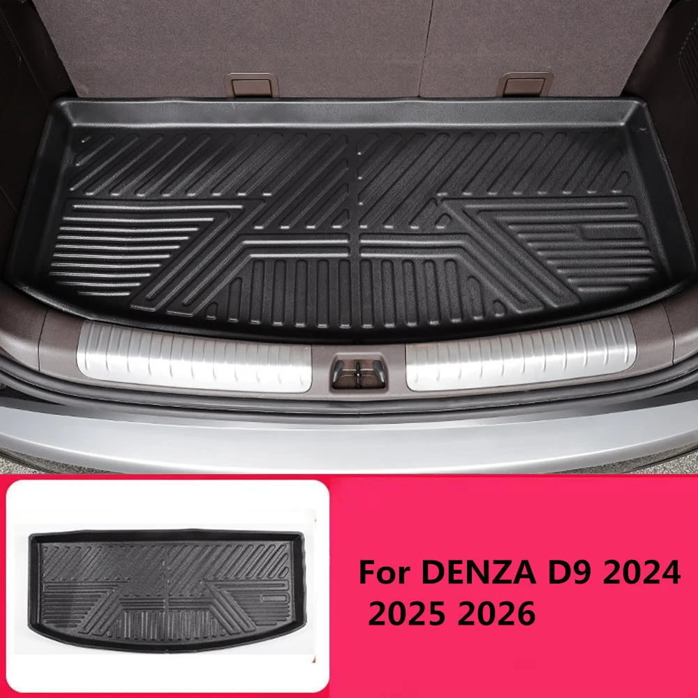 

Fit For DENZA D9 2024 2025 Trunk Pad TPE Waterproof And Scratch Resistant Fully Enclosed Trunk Pad Interior Accessories