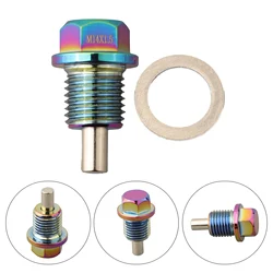 1 Pcs Oil Drain Screw 100% Brand New Useful Magnetic Plug M14*1.5 Replacement Titanium Alloy Accessories Durable