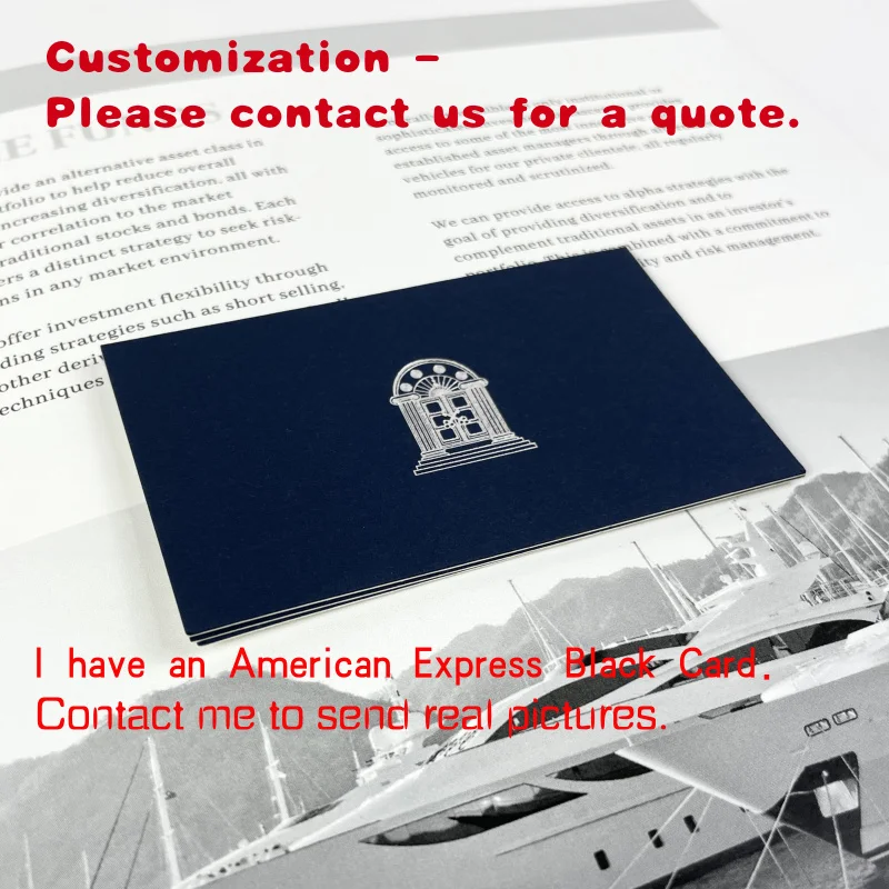 

custom.Custom Luxury Business Card with Thick Art Paper Pantone Printing Hot Stamping Fine Silver Foil on Cardboard