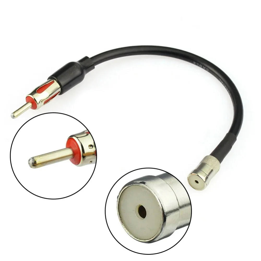 

Car Radio Antenna Adapter ISO To DIN Cable For FM AM Antenna Audio Converter For Car Stereo Head For DAB Car Radio Exterior Part