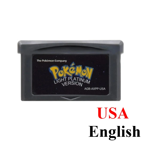 Pokémon GBA Spielkassette FireRed LeafGreen Ruby Sapphire Emerald Snakewood Clover für GBA SP Retro-RPG-Spielesammlung Geschenk
