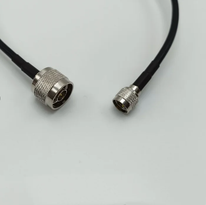 50-3 RG58สาย N ชาย Mini UHF หัวต่อตัวผู้ RF Coaxial Pigtail Cable สำหรับเสาอากาศวิทยุ