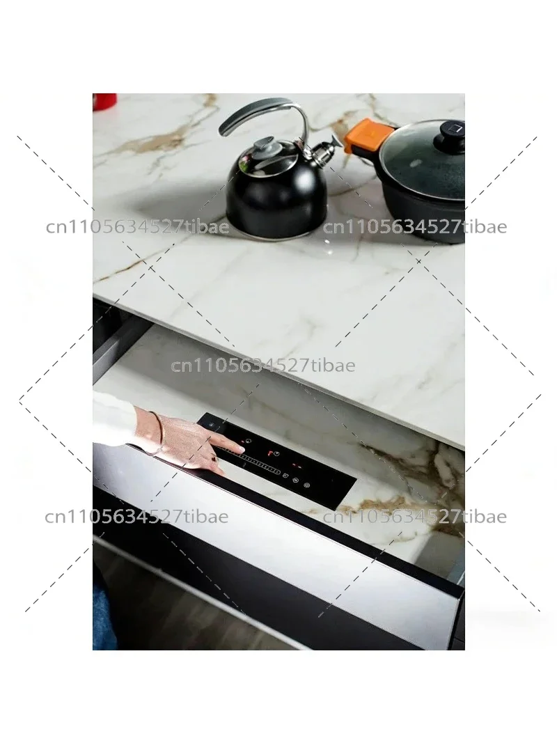 Invisible Built-In Hidden Induction Stove Modern Kitchen Countertop Warming Plate with Touchscreen Control