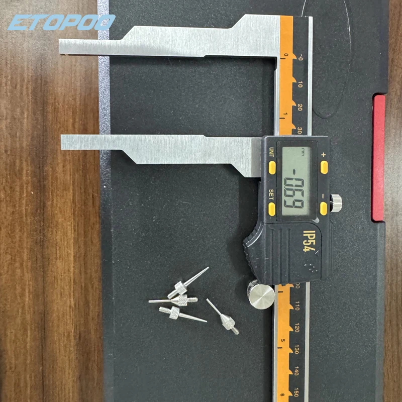 0-300MM Replaceable measuring head digital Vernier caliper Inside Outside groove multipurpose long jaws removable tips probe