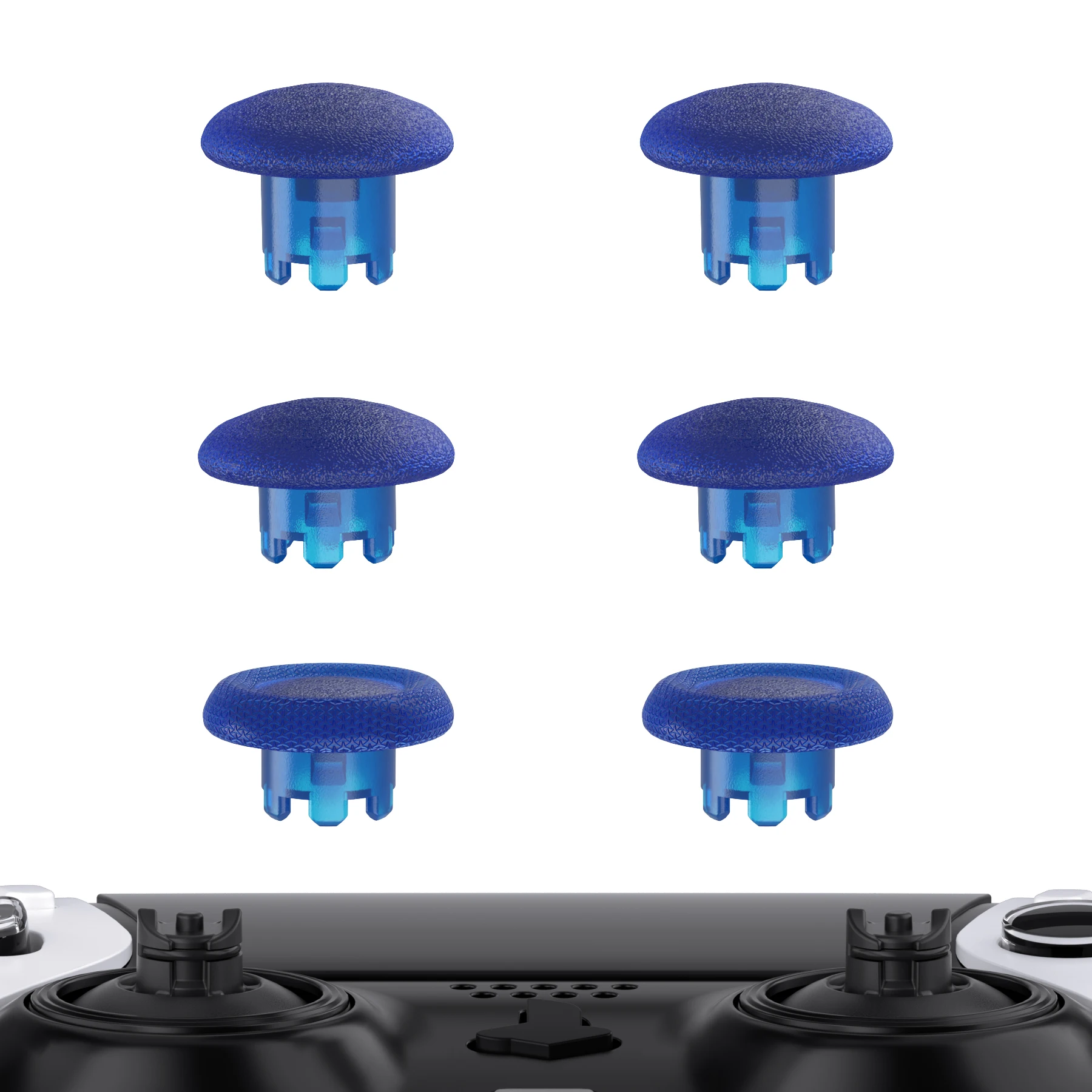 

eXtremeRate Replacement Thumbsticks for ps5 Edge Controller, Analog Stick Joystick Buttons - Clear Blue