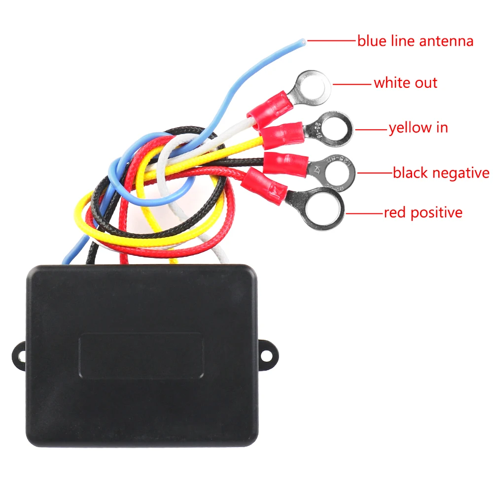 نظام التحكم عن بعد اللاسلكي ، وحدة تحكم تبديل الهاتف لاسترداد شاحنة جر جيب للطرق الوعرة مركبة ونش ، 12 فولت ، 24 فولت