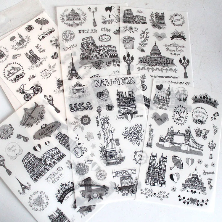 Cookie Mädchen Katze Pflanze Haustier Wasserdichte Hand Konto Flache Telefon Fall DIY Aufkleber Malerei Scrapbooking Material – Detail 17
