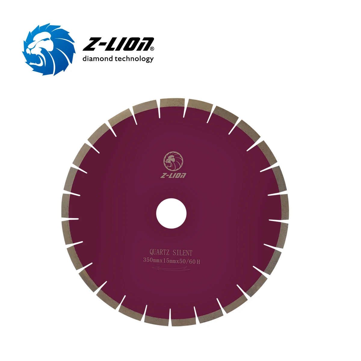 14'' 16'' 18'' 20'' 24'' Silent Bond Diamond Bridge Saw Blade for Quartz & Quartzite Stone