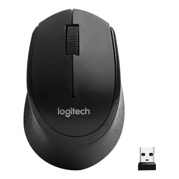 로지텍 M330 무선 무소음 마우스, 1000DPI 무소음 광학 마우스, USB 리시버 마우스 포함, 사무실 및 가정용 PC 사용, 2.4GHz