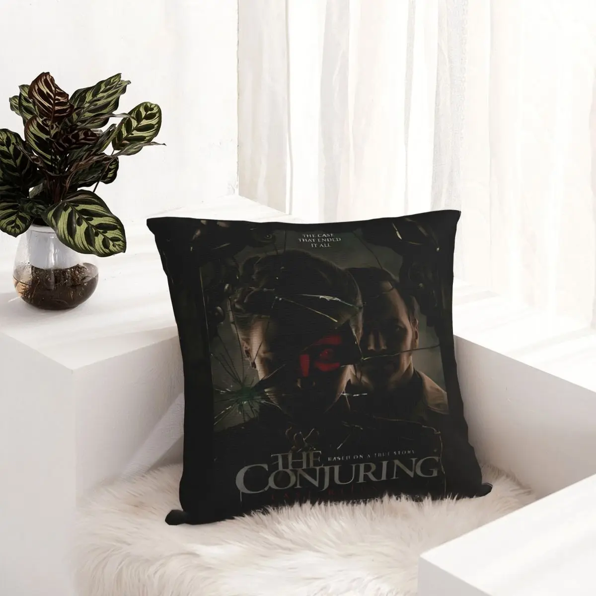 كيس وسادة The Conjuring آخر الطقوس غطاء وسادة ناعمة غطاء الوسادة خمر مخصص لتقوم بها بنفسك سادات ل أريكة غرفة نوم ديكور المنزل