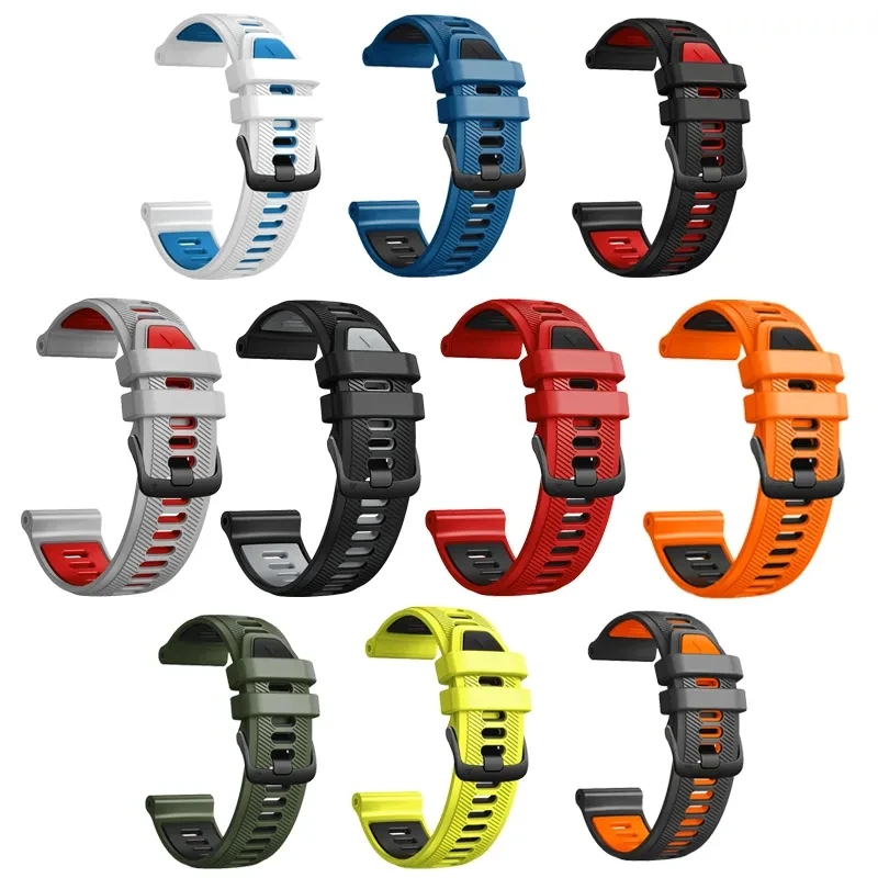 Sport Silicone Strap For Garmin Forerunner 970 965 955 Wristband For Forerunner 955 Solar 945 LTE 935 745 Watchband Accessories