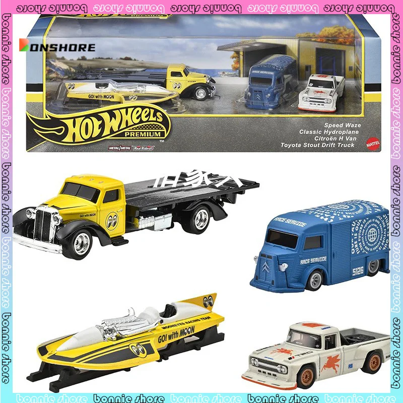 

Hot Wheels Moon Eye Garage GMH39 Самолет Citroen грузовик Toyota Stout Drift Vehicle модель автомобиля из сплава модель автомобиля подарок на день рождения для мальчика