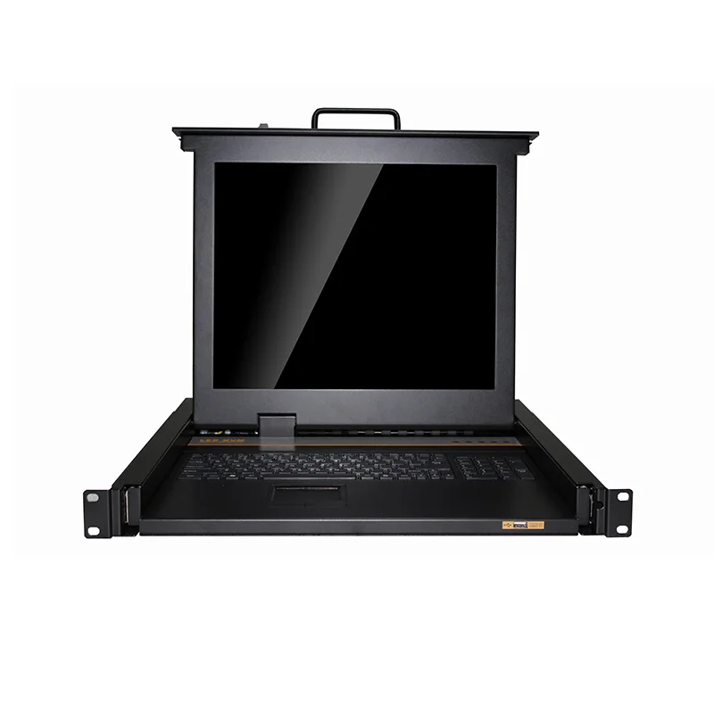 1280*1024 resolution 17 inch VGA KVM console  1U rack mount LCD 8 Port KVM switch