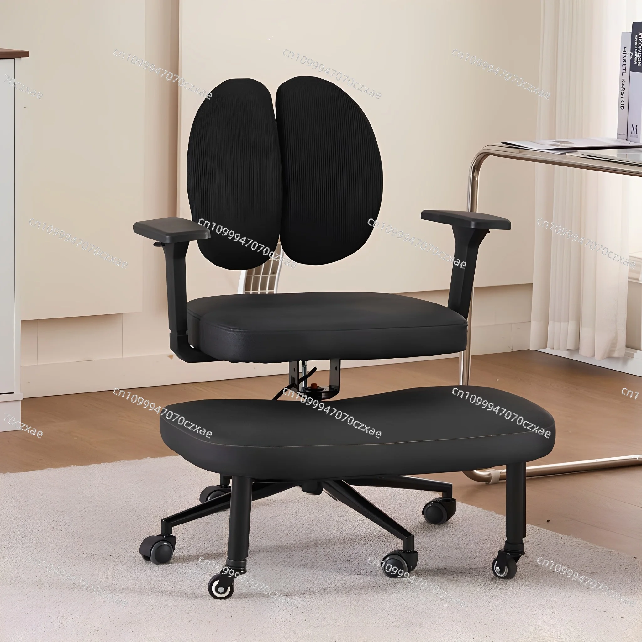 

Double Back Cross-legged Chair， Lazy Office Sofa