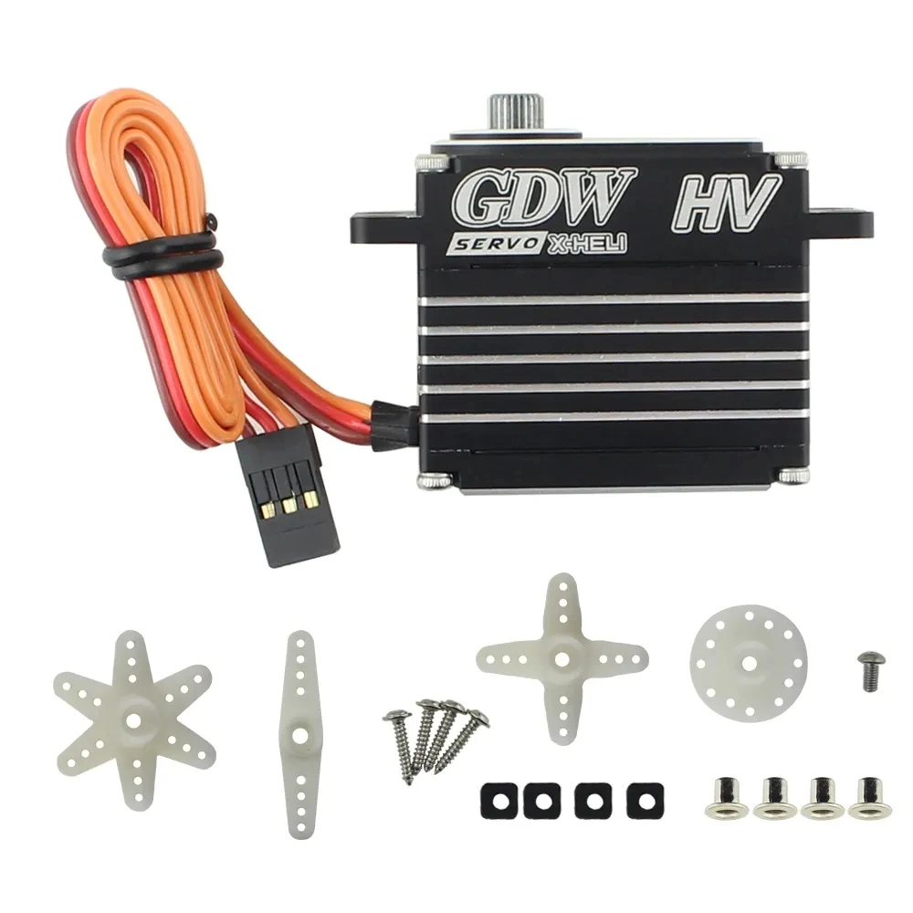 GDW RC Servo BLS892 BLS893 All Metal Shell 38kg Big Torque HV Servo Brushless digitale Standard per RC auto/elicottero/ala fissa