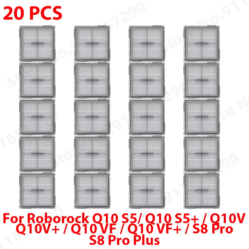 Für Roborock Q10 S5 / Q10 S5+ / Q10V / Q10V+ / Q10 VF / Q10 VF+ Teile Hauptbürste Hepa-Filter Staubbeutel Staubsauger Zubehör