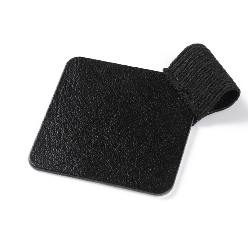 10Pcs  Adhesive Leather Pen Holder for Journal Planner Clipboard Leather Pen Rings Holder Leather Elastic Pen Holder