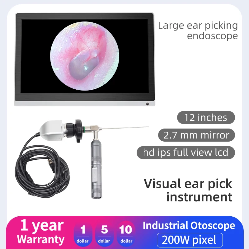 JT-SH500 ultra-high-definition ENT endoscope diameter 2.7mm ENT 12-inch high-definition screen optical camera flashlight endosco