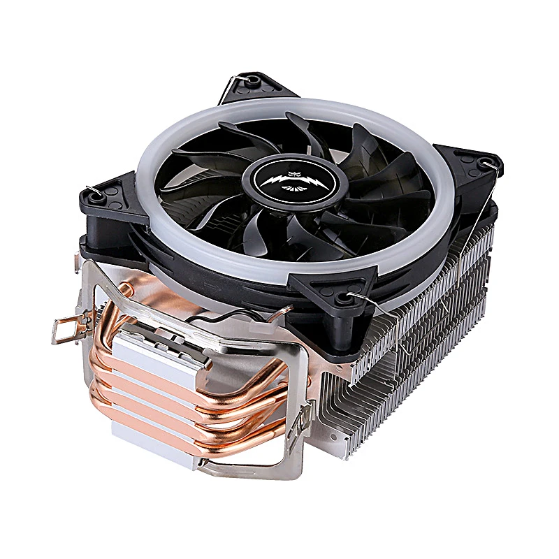 Imagem -05 - Qiuzaim Cpu Cooler Processor 120 mm Ventilador Pwm Heat Pipe Torre Instalação do Radiador Lga115x 1200 1700 2011x79x99 2066 Amd